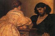Lord Frederic Leighton Golden Hours painting